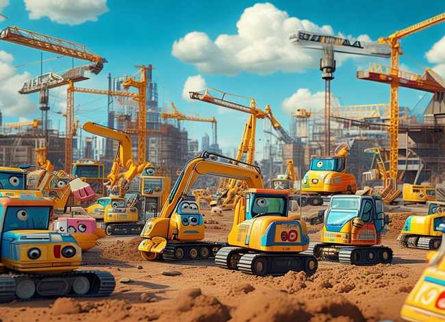 挖掘机的故事动画片、挖掘机的故事动画片大全