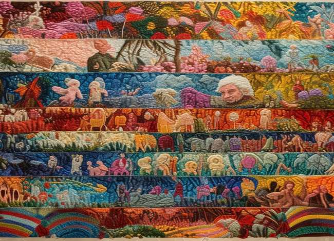 生命的故事绘画，生命的故事绘画图