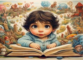 故事画册作品儿童，故事画册制作