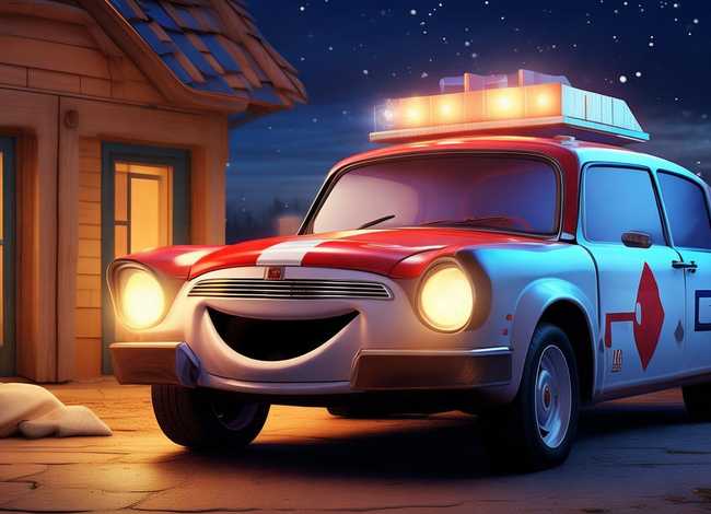 儿童有声故事警车的故事；警车的故事 幼儿睡前