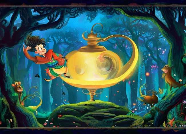 儿童故事宝莲灯绘本（宝莲灯绘本故事美篇）