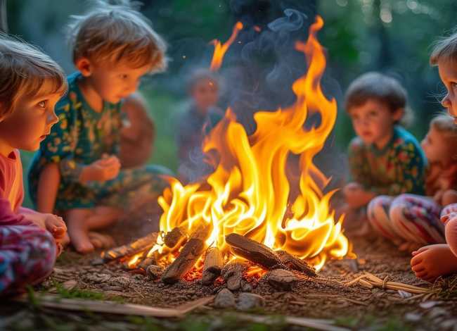 儿童故事着火 - 幼儿火灾故事