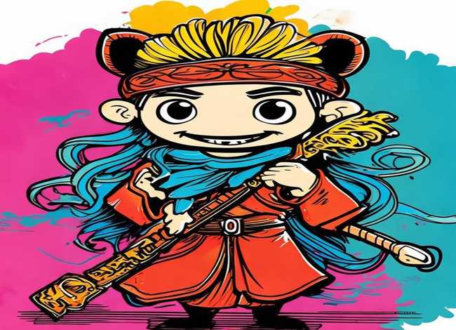 线描画儿童画哪吒 线描画儿童画哪吒图片