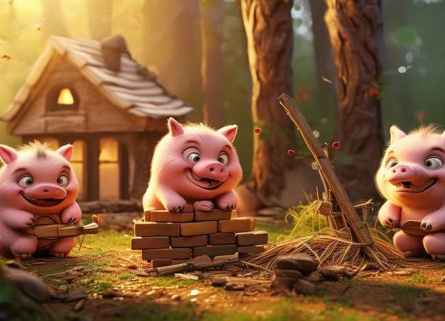 100个儿童故事书狼和三只小猪 狼和三只小猪的故事200字