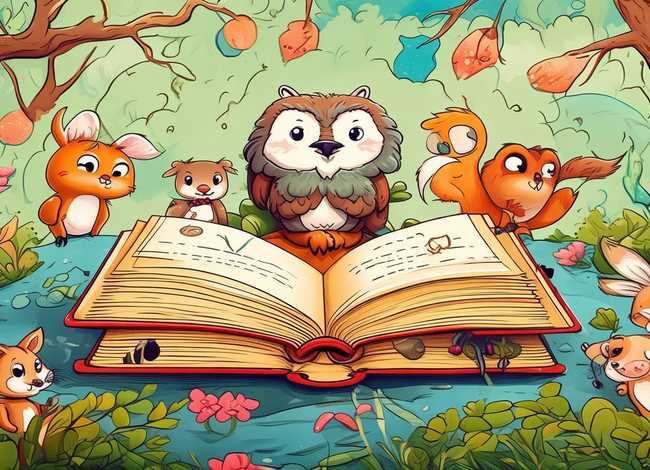 寓言故事儿童画大全集 - 寓言故事绘画大全集