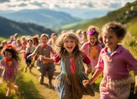 下山的舞蹈儿童片段 下山的舞蹈儿童片段大全