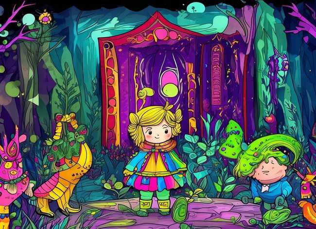 童话故事手绘画儿童画 - 儿童童话故事手绘画