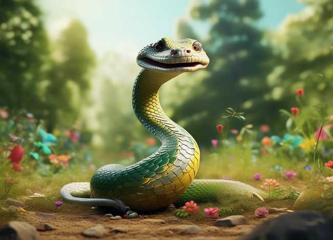 成语故事创意画画蛇添足；成语故事创意画画蛇添足图片大全