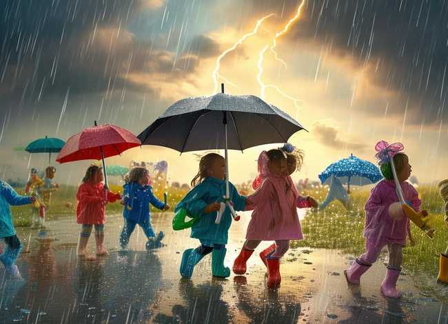 关于打雷下雨的儿童故事 关于打雷下雨的儿歌
