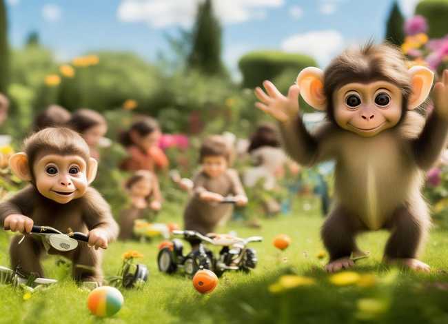 猴子故事儿童视频0-3岁早教 幼儿故事猴子学样视频