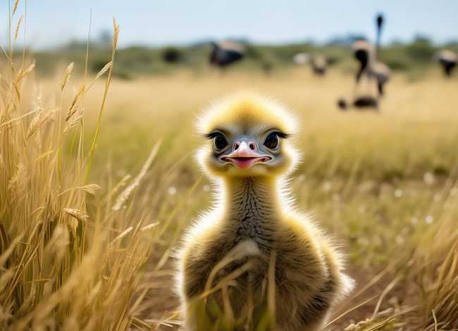 鸵鸟幼儿，鸵鸟幼儿故事