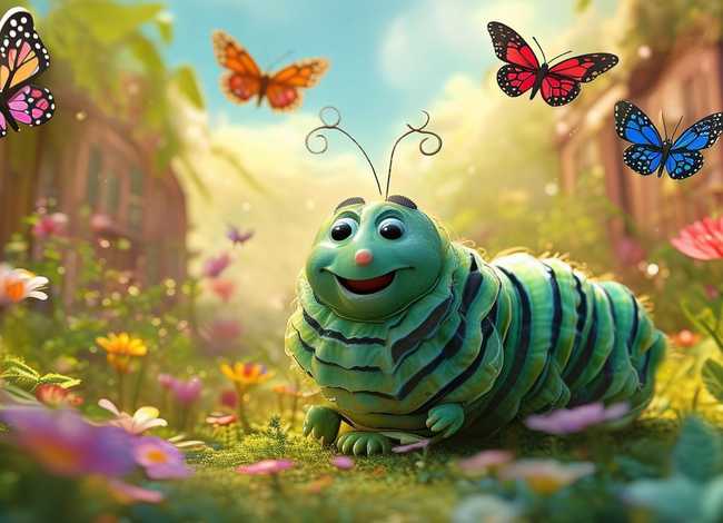 毛毛虫的儿童故事 毛毛虫的幼儿故事