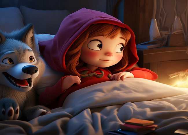 睡前故事-小红帽 睡前故事小红帽与灰太狼的故事