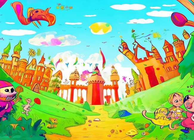 儿童故事图片海报 - 儿童故事海报手绘简图