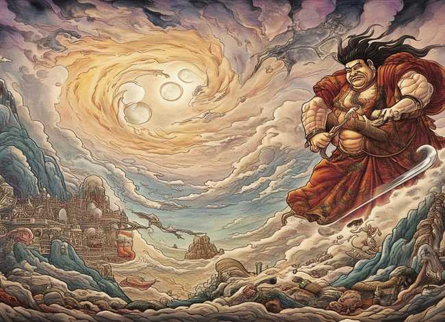 山海经盘古开天地故事、盘古开天地是山海经里面的故事吗