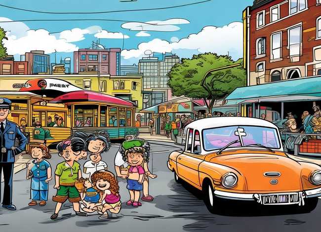 交通站的故事连环画（关于交通的连环画）