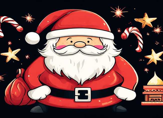 圣诞老人儿童图片 圣诞老人儿童图片简笔画