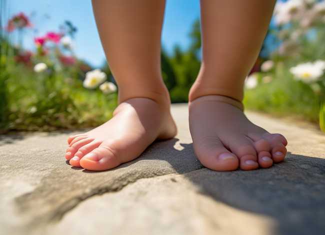 外国儿童的脚（外国儿童的脚型图片）