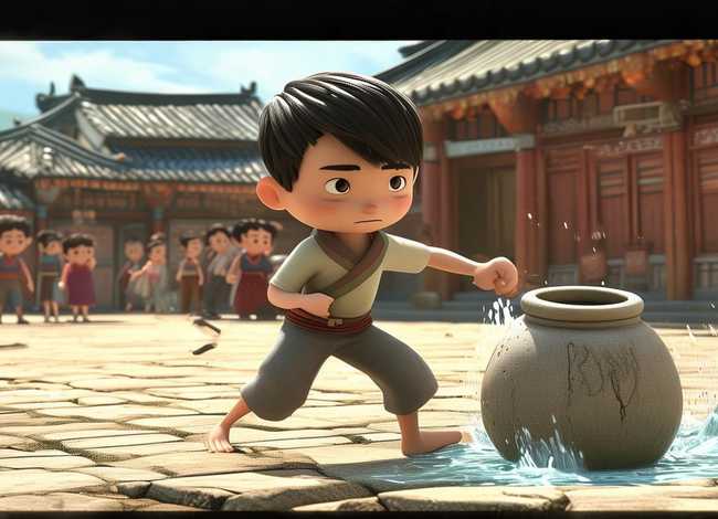 司马光砸缸视频儿童故事、司马光砸缸的故事动画视频