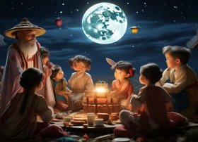 中秋节的来历故事儿童版；少儿故事中秋节的来历