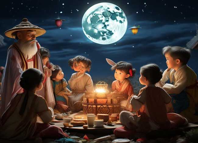 中秋节的来历故事儿童版；少儿故事中秋节的来历