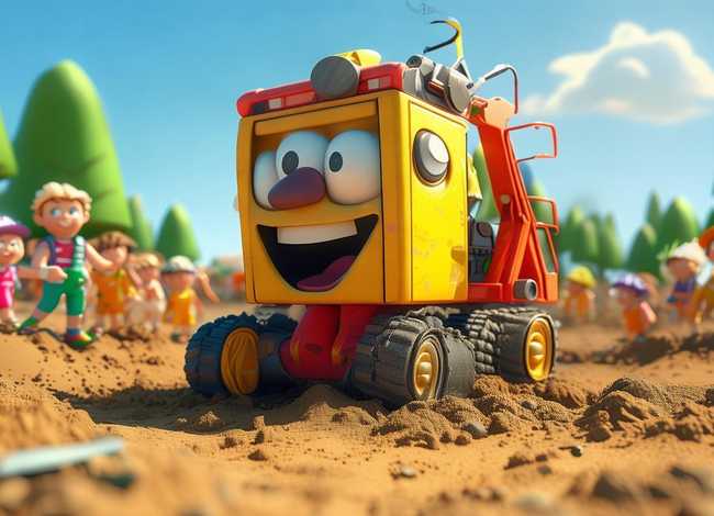 幼儿挖掘机故事（幼儿挖掘机故事大全）