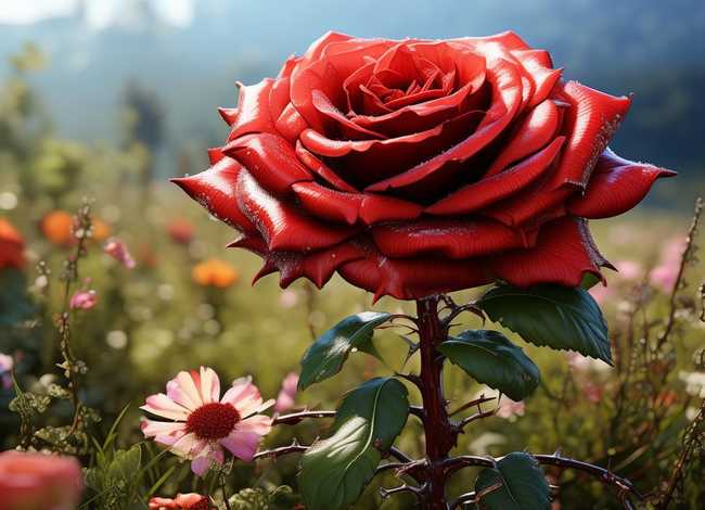 儿童童话故事骄傲的玫瑰 骄傲的玫瑰作文童话