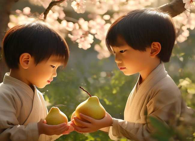 孔融让梨的故事全集 孔融让梨简单的故事