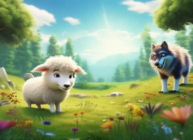 儿童故事狼和小羊在线观看；幼儿故事狼和小羊文字版视频