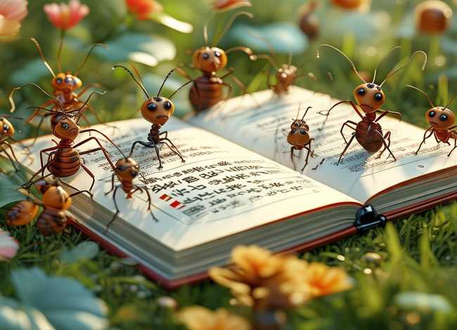 蚂蚁的故事绘本带拼音（蚂蚁的故事绘本带拼音图片）