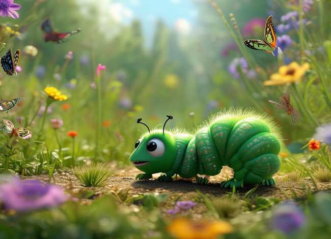 毛毛虫的故事视频，毛毛虫的故事视频动画