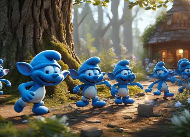 蓝精灵的故事儿童版 蓝精灵的故事汉语版