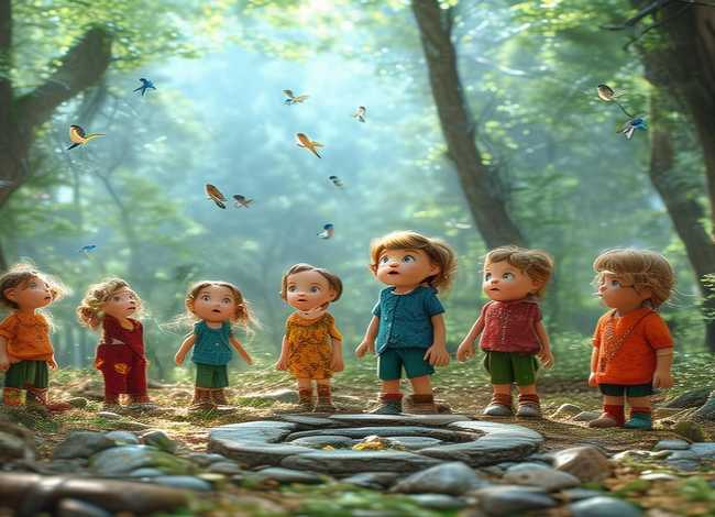 儿童故事配乐有鸟叫，儿童朗诵配乐有鸟叫声