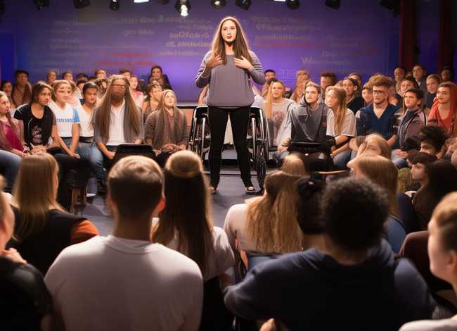 残疾人的故事激励广大中学生，残疾人的故事激励广大中学生的话