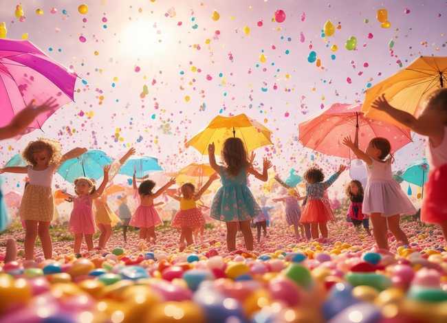 幼儿园糖果故事、幼儿园糖果雨故事