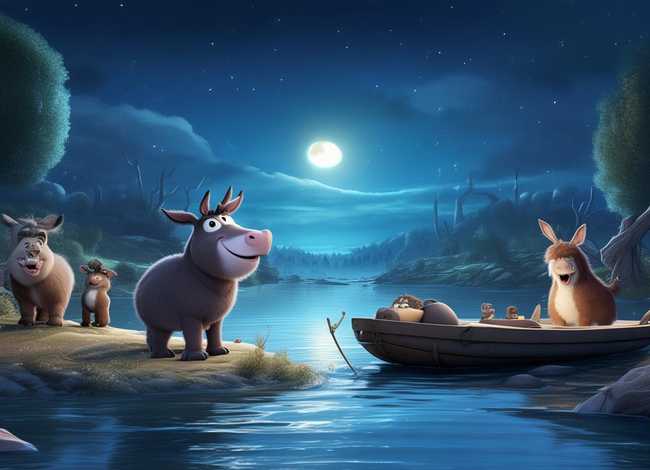 儿童睡前故事驴子过河 - 驴子过河 睡前故事