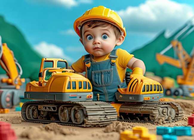 儿童挖掘机故事文字版、挖掘机的故事幼儿故事