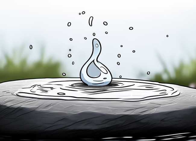 儿童成语故事水滴穿石简笔画、成语故事水滴石穿幼儿教案