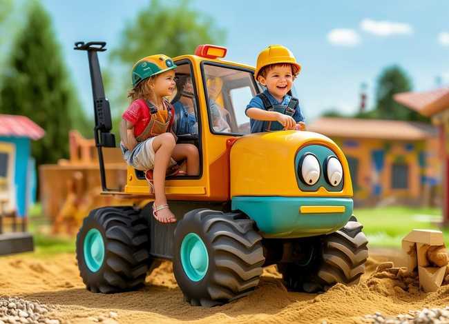 挖掘机的故事儿童故事、挖掘机的故事幼儿故事