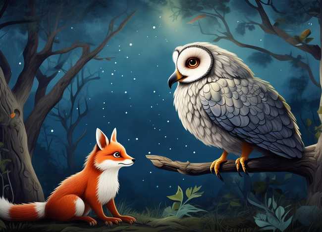 猫头鹰的故事绘本 - 猫头鹰的故事绘本图片