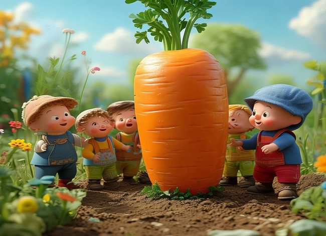 拔萝卜儿童故事小班(幼儿园小班故事拔萝卜教案) 拔萝卜儿童故事小班(幼儿园小班故事拔萝卜教案)