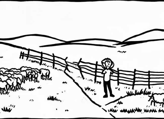 亡羊补牢的故事和道理简笔画（亡羊补牢故事绘本简笔画图片大全）