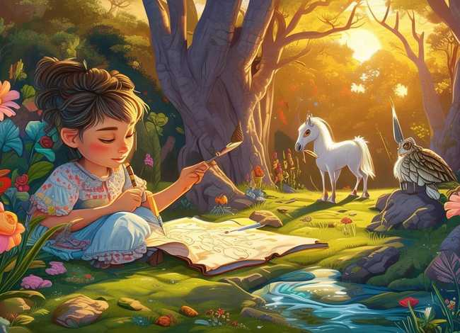 童话故事自编，童话自编作文