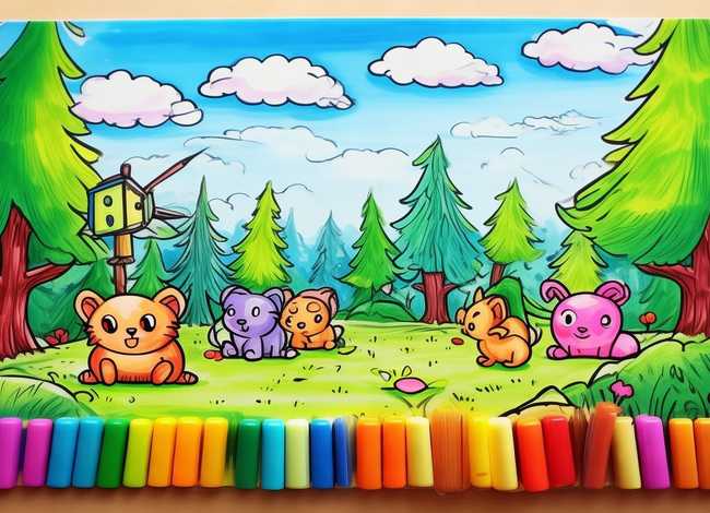 儿童绘本马克笔绘画 儿童绘本马克笔绘画教程