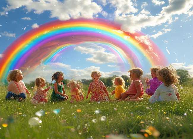 幼儿彩虹的故事、幼儿故事彩虹的颜色