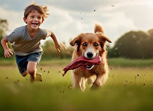 儿童故事睡前故事6-8岁叼着肉的狗 - 叼着肉的狗这个故事告诉我们什么道理