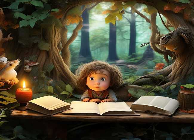 编童话故事书二年级绘画；编童话怎么写二年级