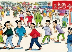 邯郸学步寓言故事手抄报、邯郸学步寓言故事手抄报打印