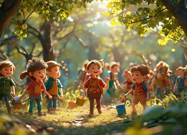 宝藏故事儿童文字 - 寻找宝藏的幼儿故事文字版