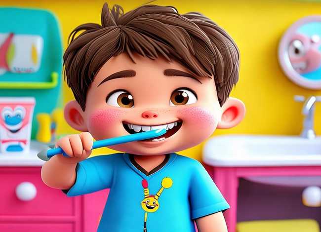 儿童刷牙的故事在线听 - 幼儿故事刷牙的绘本